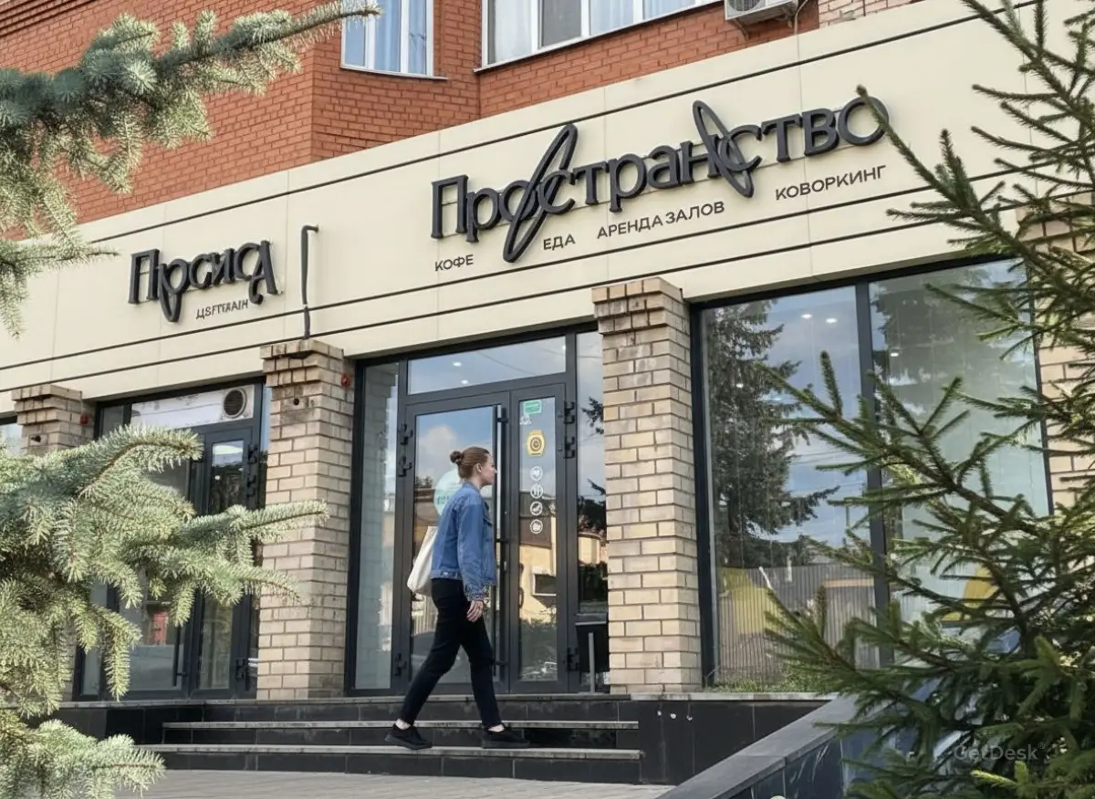 Пространство, кофейня-коворкинг